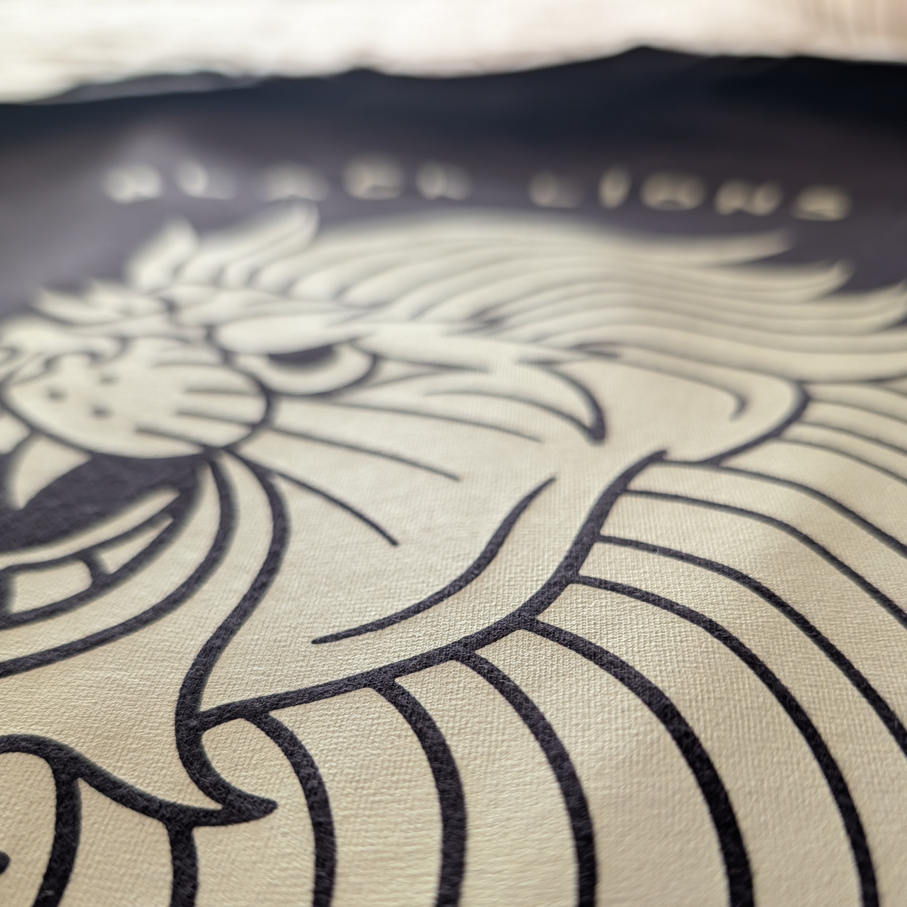 Black Lions T-Shirt back detail